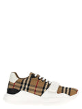Burberry Vintage Check Cotton-Blend Sneaker — Beige