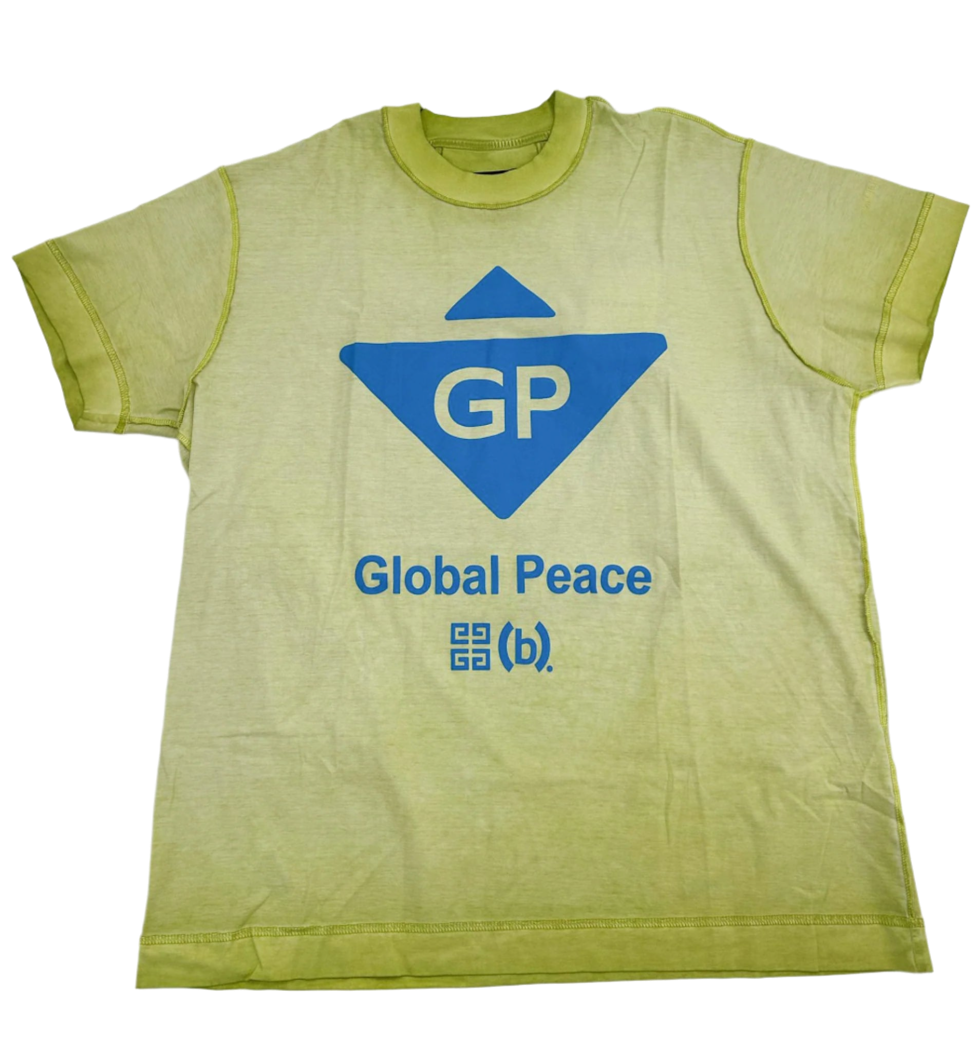 Givenchy Logo-Print Oversized T-Shirt — Green