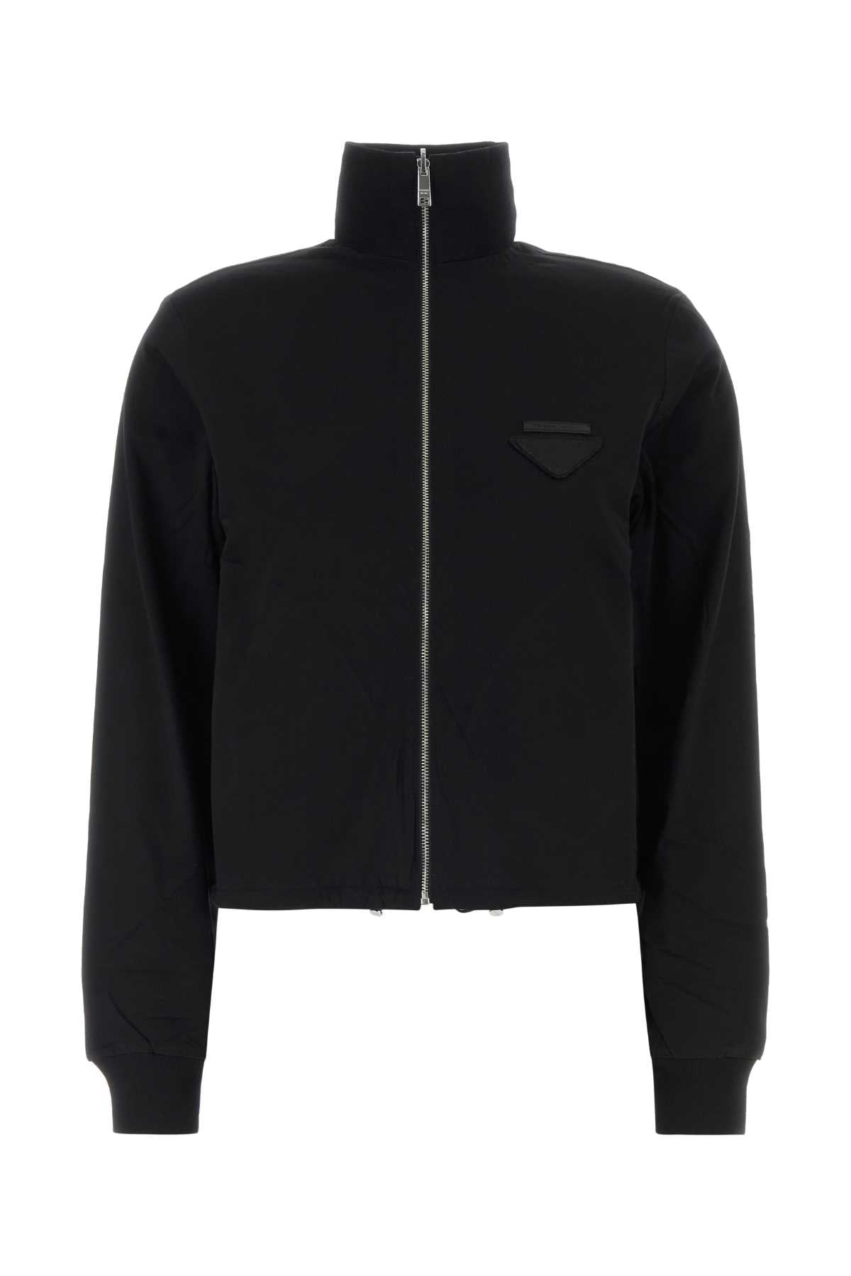Prada Reversible Cotton Jacket — Black