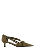 Prada Canvas Slingback Heel — Green