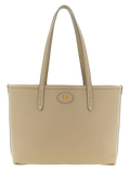Burberry Check Tote Bag — Beige