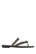 Ferragamo Jealsa Thong Sandal — Black