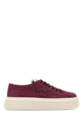 Miu Miu Allacciate Sneaker — Burgundy