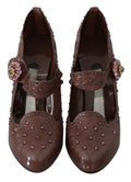 Dolce & Gabbana Cinderella Pump — Brown