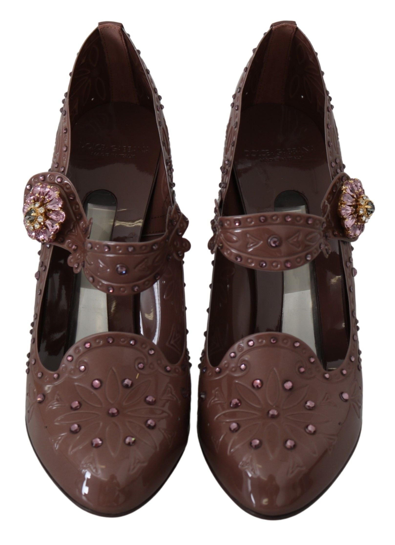 Dolce & Gabbana Cinderella Pump — Brown