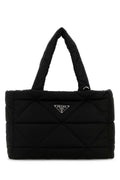 Prada Quilted Nylon Shoulder Bag — Black