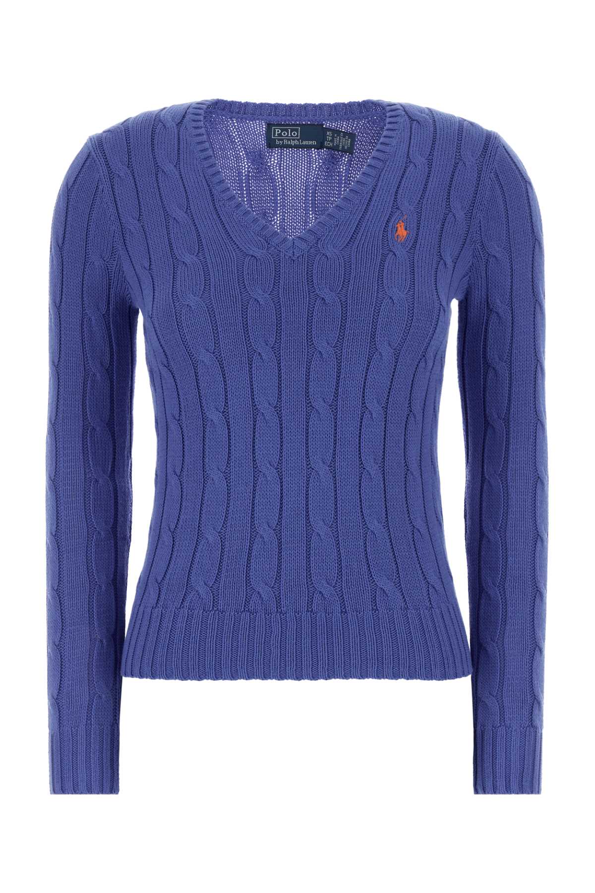 Polo Ralph Lauren Cable-Knit Cotton Sweater — Blue