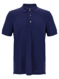 Tom Ford Piqué Cotton-Lyocell Polo Shirt — Navy
