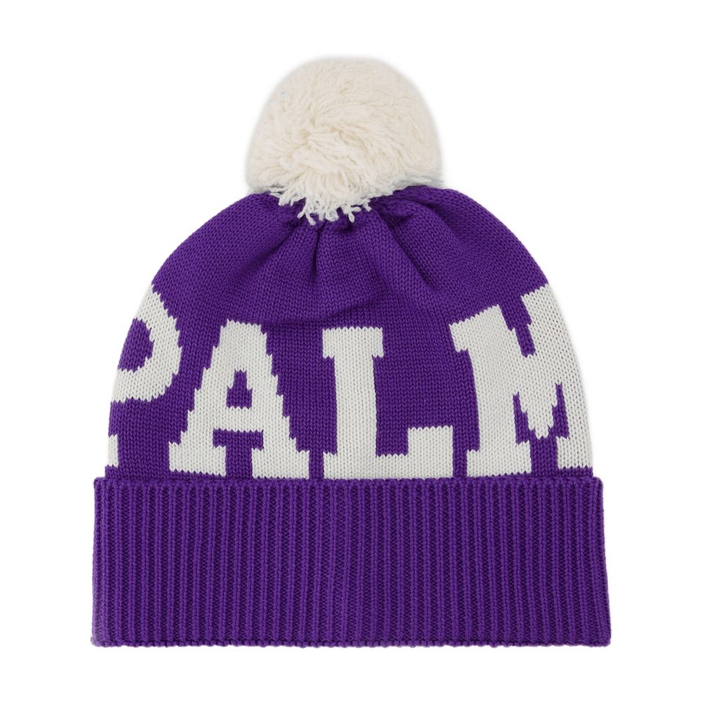 Palm Angels PWLC011F22KNI0013701 Beanie — Purple