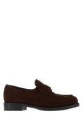 Mocasines Prada de ante — Marrón