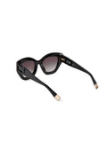 Furla SFU985 Gradient Lens Sunglasses — Black