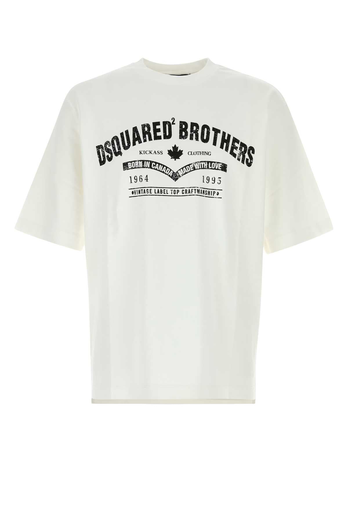 Dsquared2 Brothers T-Shirt — White