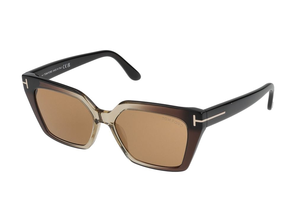 Tom Ford FT1030 Injected Acetate Sunglasses — Brown