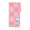 Burberry Cashmere Check Scarf — Pink