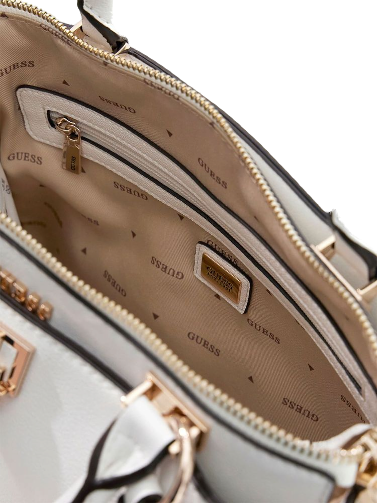 Guess Bianca Girlfriend Shoulder Bag — White