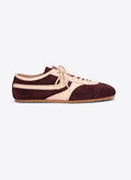 Dries Van Noten Suede Colorblock Sneaker — Purple