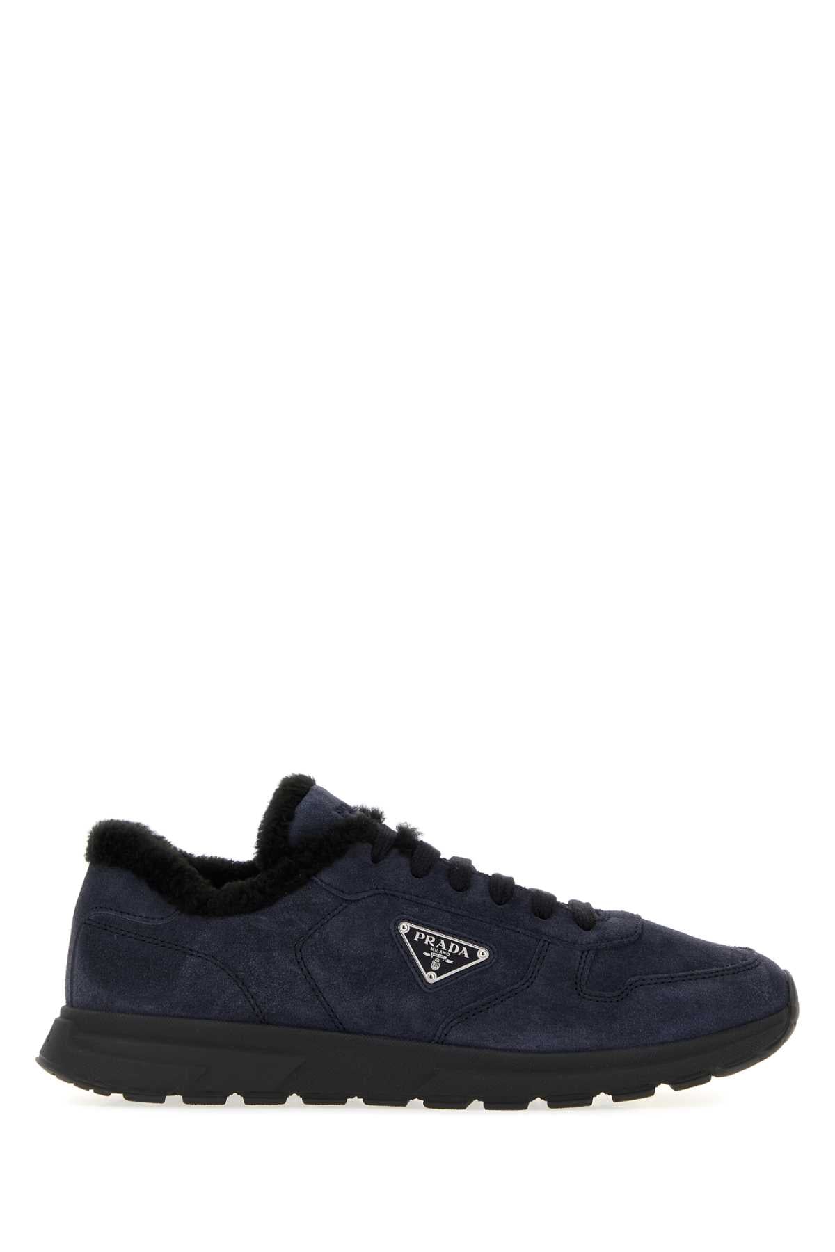 Prada Prax Sneaker — Navy