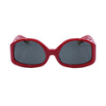 Jacquemus Oversized Frame Sunglasses — Red