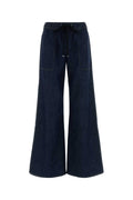 Seven For All Mankind Utility Pull On Jeans — Navy