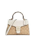 Coach Signature Coated Canvas Crossbody Bag — Beige