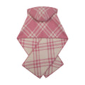 Burberry Mu Tbar Check Hooded Scarf — Pink