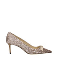 Jimmy Choo Glitter Heel — Gold