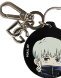 Black Kaisen Toge Inumaki Charm Metal Keychain Keyring Polyester Zamak Steel Brass Accessory
