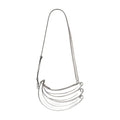 Casablanca Banana Shoulder Bag — Silver