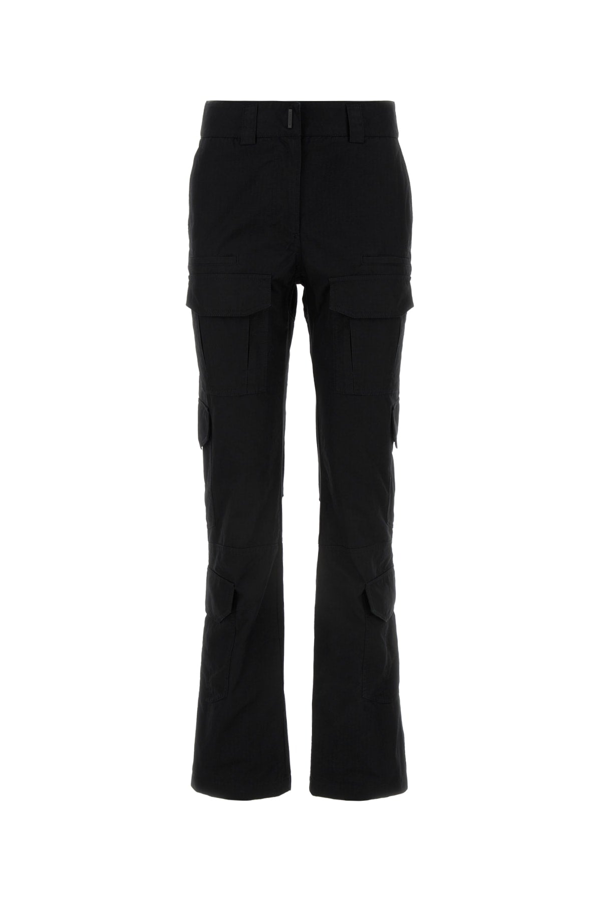 Givenchy Multi-Pocket Cotton Cargo Pants — Black