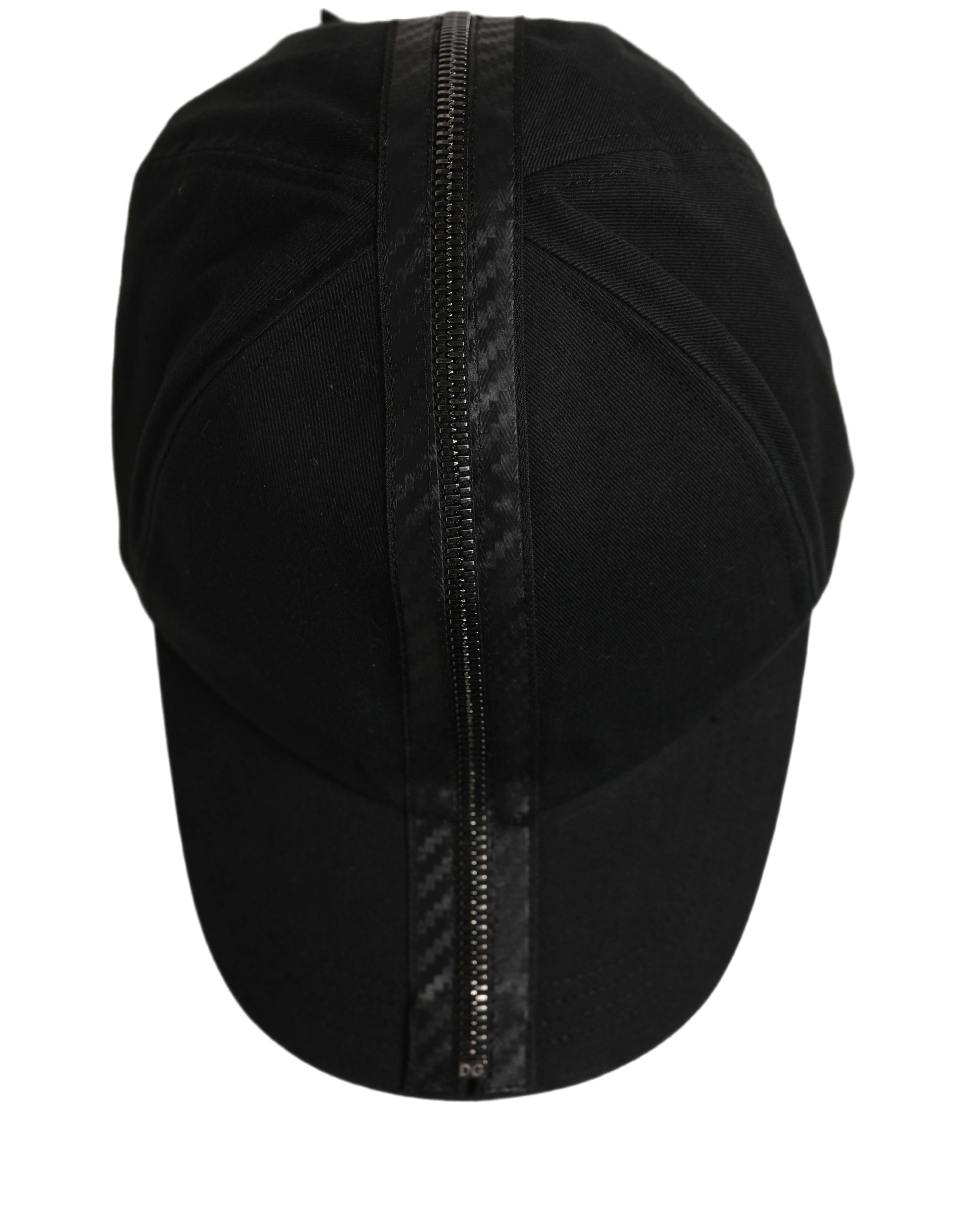 Dolce & Gabbana HAT10079 Cotton Blend Baseball Cap — Black