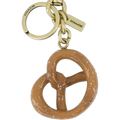 Coach Pretzel-Shaped Acetate Charm Key Case — Multicolor