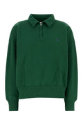Polo Ralph Lauren Half-Zip Cotton Blend Sweatshirt — Green