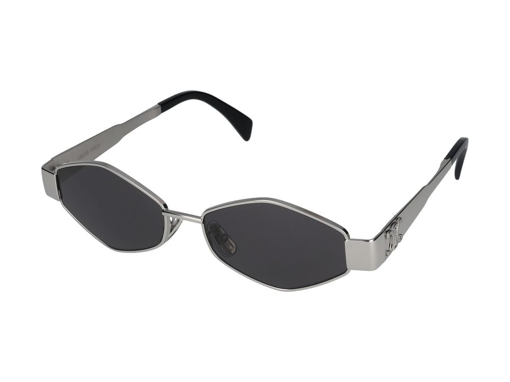 Celine CL40254U Metal Frame Sunglasses — Silver