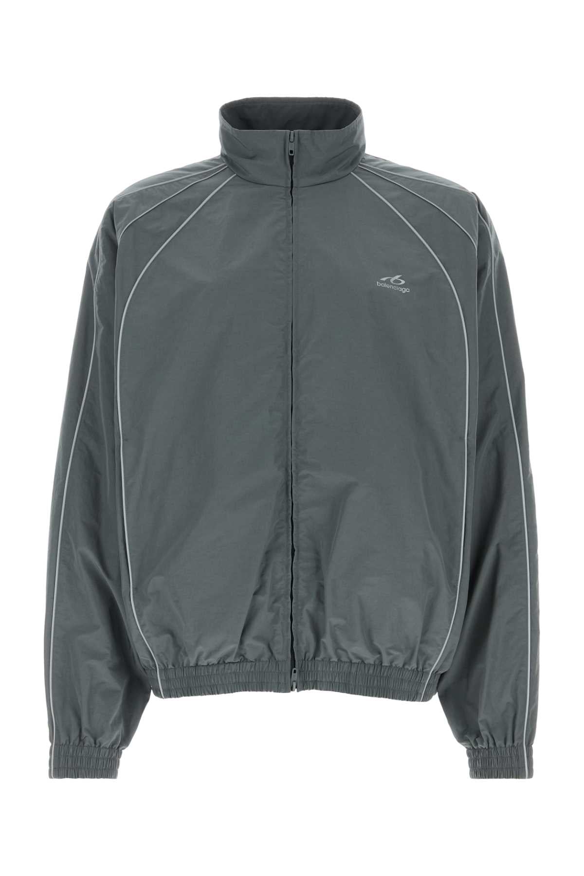 Balenciaga Tracksuit Top Jacket — Gray