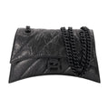 Balenciaga Crush Chain Hobo Bag — Black