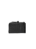 Marc Jacobs Split Leather Top Zip Wallet — Black