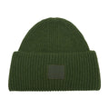 Acne Studios C40453-AAZ Logo-Embroidered Wool Beanie — Green