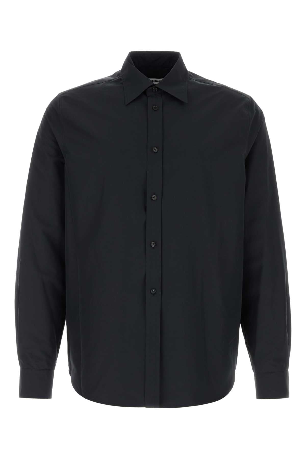 Jil Sander Polyester Shirt — Black