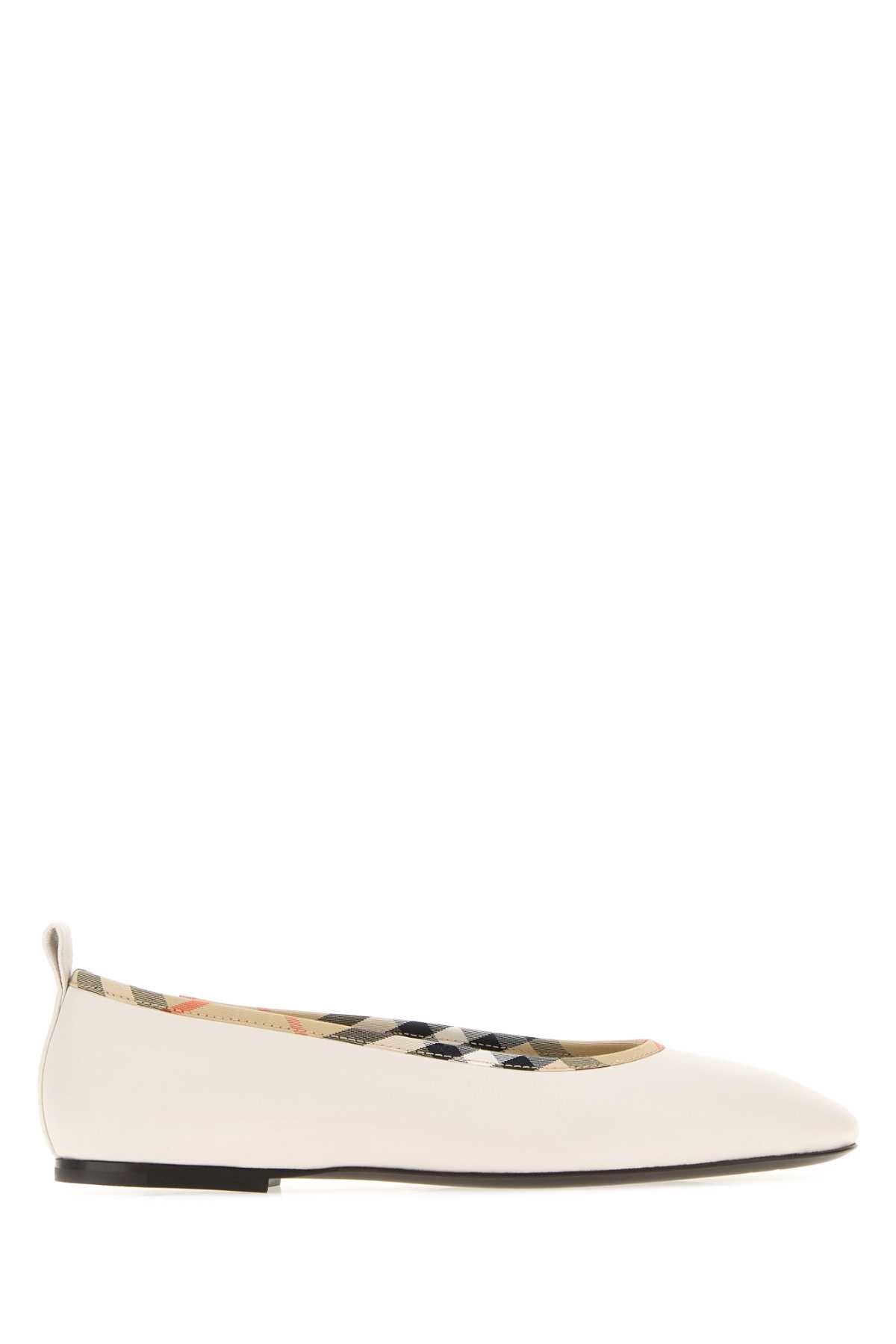 Burberry Robin Ballet Flat — Beige