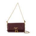 Zadig & Voltaire Rock Nano Crossbody Bag — Burgundy