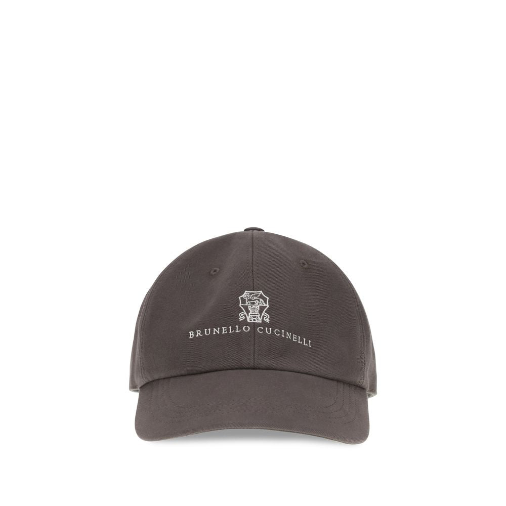 Brunello Cucinelli BRM252D9850CSN11BB Baseball Cap — Brown