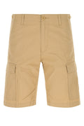 Carhartt Wip Utility Pocket Cargo Shorts — Beige