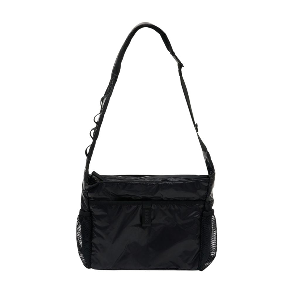 Rains Sibu Messenger W3 Crossbody Bag — Black
