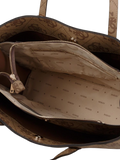 Guess Meridian II Girlfriend Tote Bag — Beige