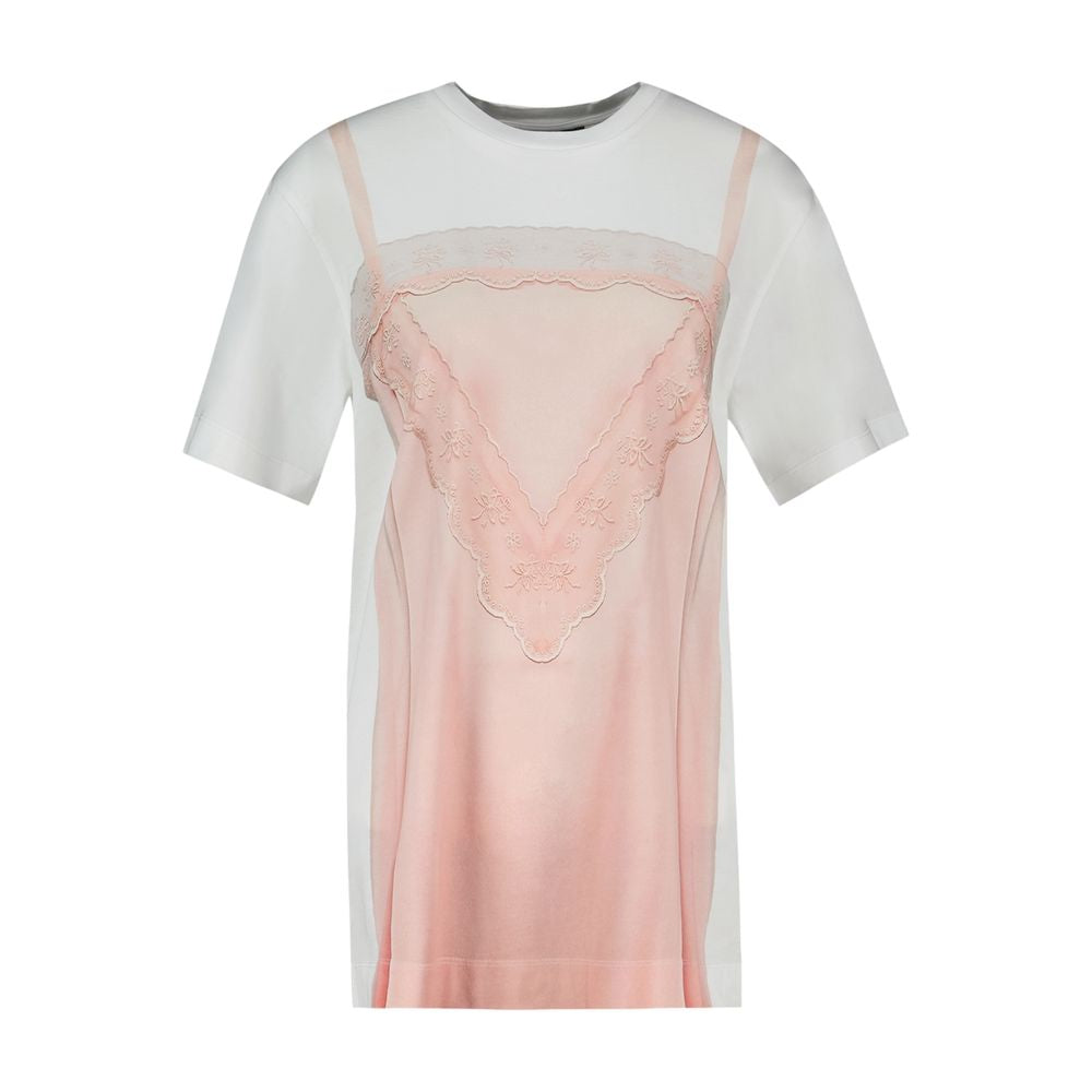 Simone Rocha Slip Dress Trompe Loeil T-Shirt — White