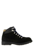 Burberry Suede Hiking Boot Boot — Black