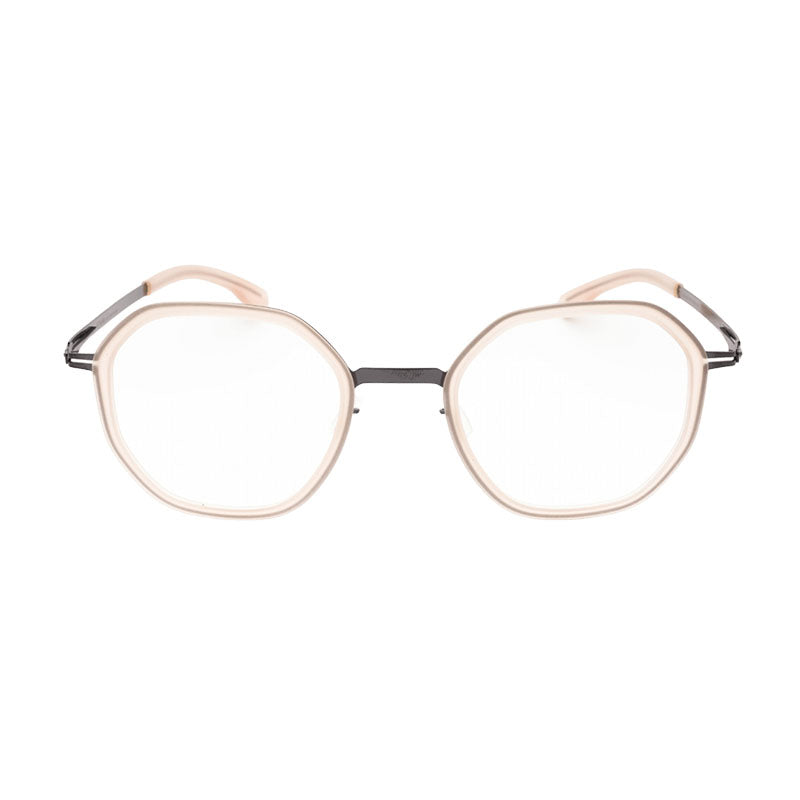 Ic! Berlin RAJAD0094H301 Round Full Rim Eyeglasses — Pink