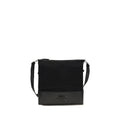 Maison Margiela Hammered Calf Leather Hobo Shoulder Bag — Black