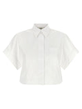 Fendi Cotton Poplin Blouse — White