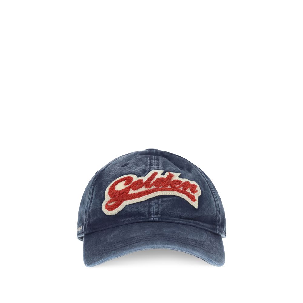 Golden Goose GOGUP02837P00262551139BB Baseball Cap — Navy